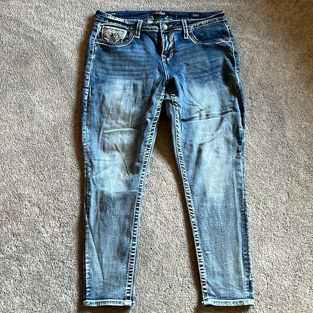 VIGOSS capri jeans size 11/12 Heritage fit length 27 women’s
